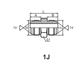  JIC Fittings SAE J514 -1J