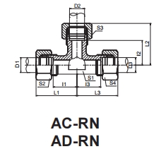 DIN 2353-(AC)Reducing Tee