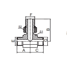 AFOF-OG SAE J1453 ORFS TUBE END NUT