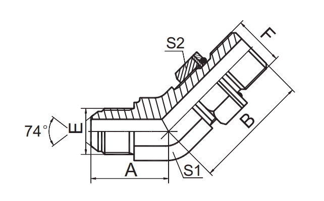  JIC Fittings SAE J514 -1JH4-OG