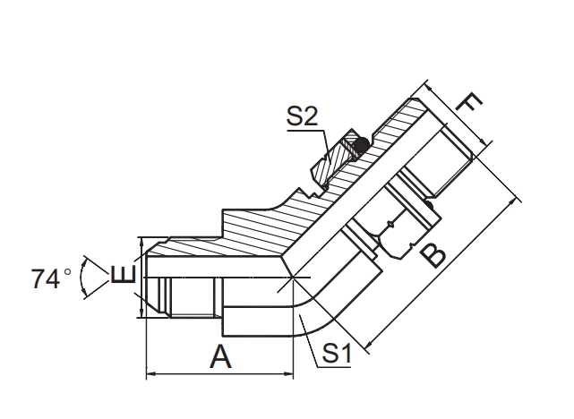  JIC Fittings SAE J514 -1JG4