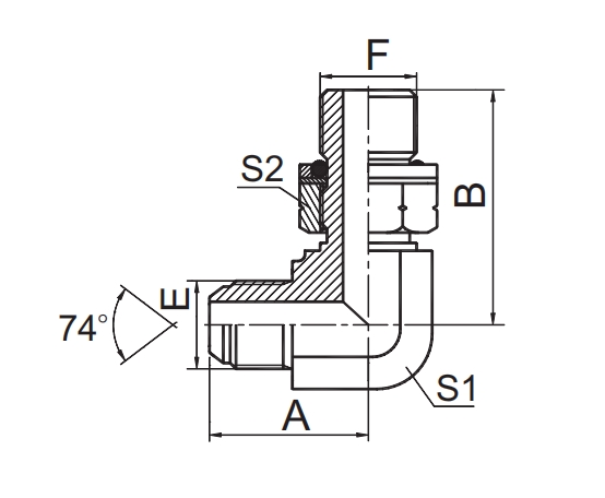  JIC Fittings SAE J514 -1JG9-OG